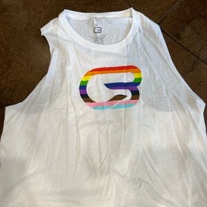 CycleBar rainbow logo tank